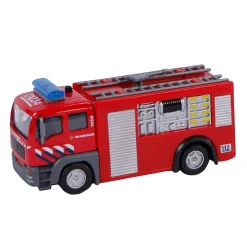 2-Play Die-cast Pull Back Brandweer NL Licht en Geluid
