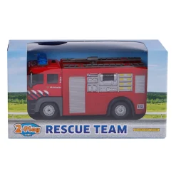 2-Play Die-cast Pull Back Brandweer NL Licht en Geluid