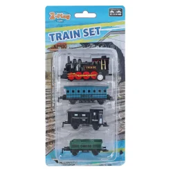 2-Play Locomotief met 3 Aanhangers