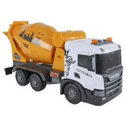 2-Play Scania Vrachtwagen Betonmixer Frictie met Licht en Geluid