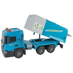 2-Play Scania Vrachtwagen Vuilniswagen Frictie met Licht en Geluid