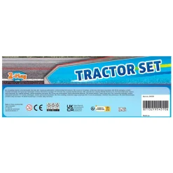2-Play Tractor en Combine met 2 Aanhangers, 24cm