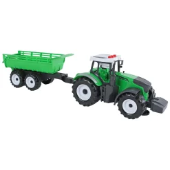 2-Play Tractor met Aanhanger en Kiepfunctie met Licht en Geluid