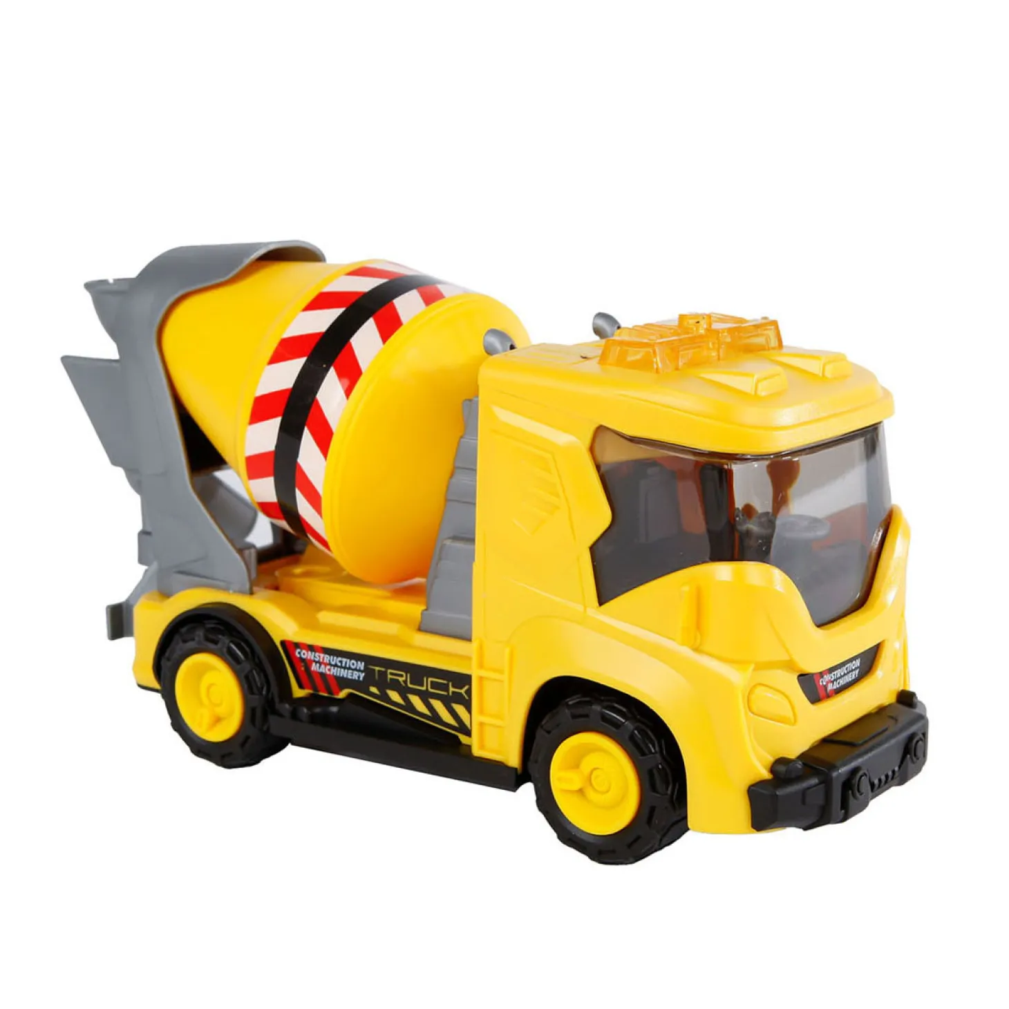 2-Play Werkvoertuig Betonmixer Frictie met Licht en Geluid