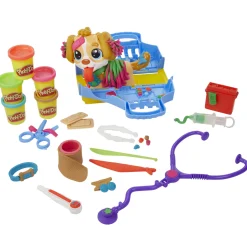 Play-Doh Care N Carry Dierenarts - Klei Speelset