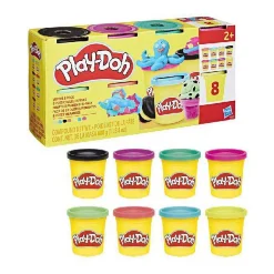 Play-Doh Vibrant - 8 Kleipotjes