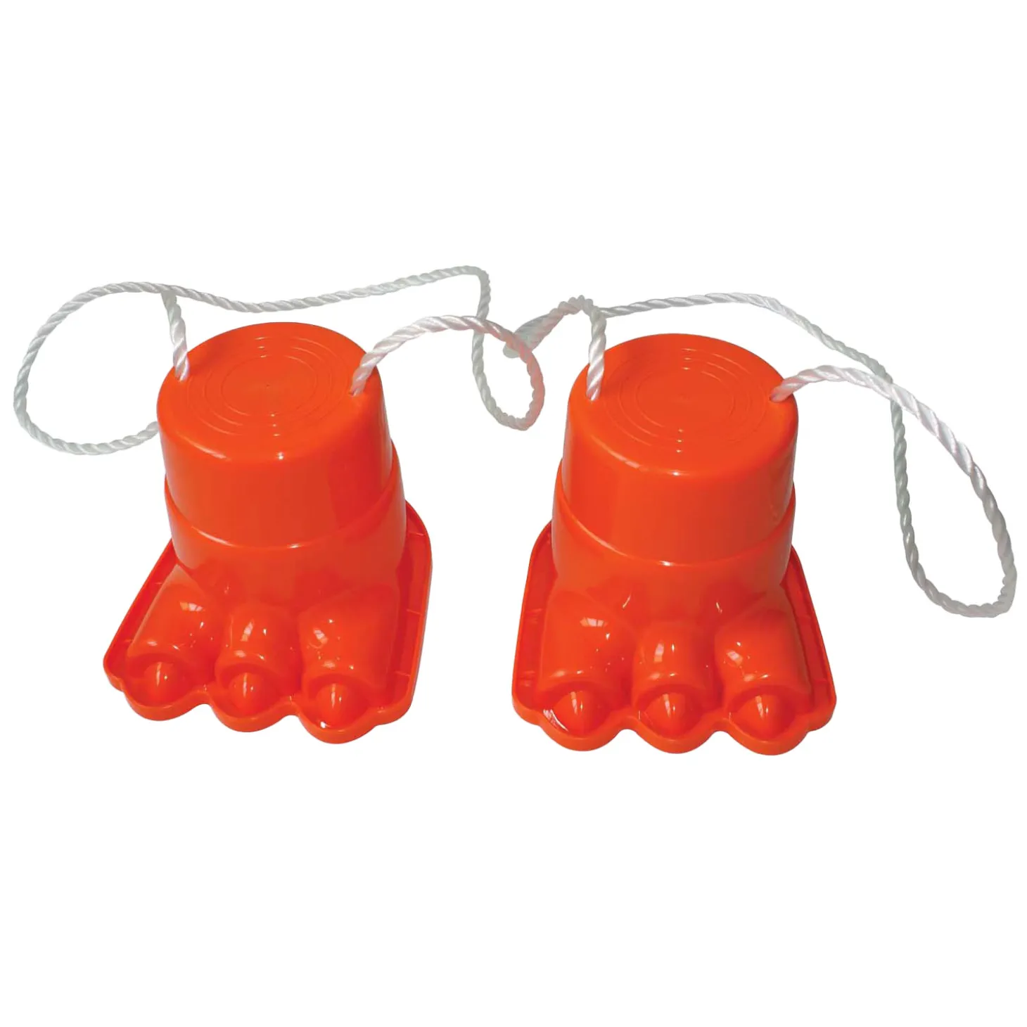 Playfun Loopklossen Poot Oranje, Set van 2