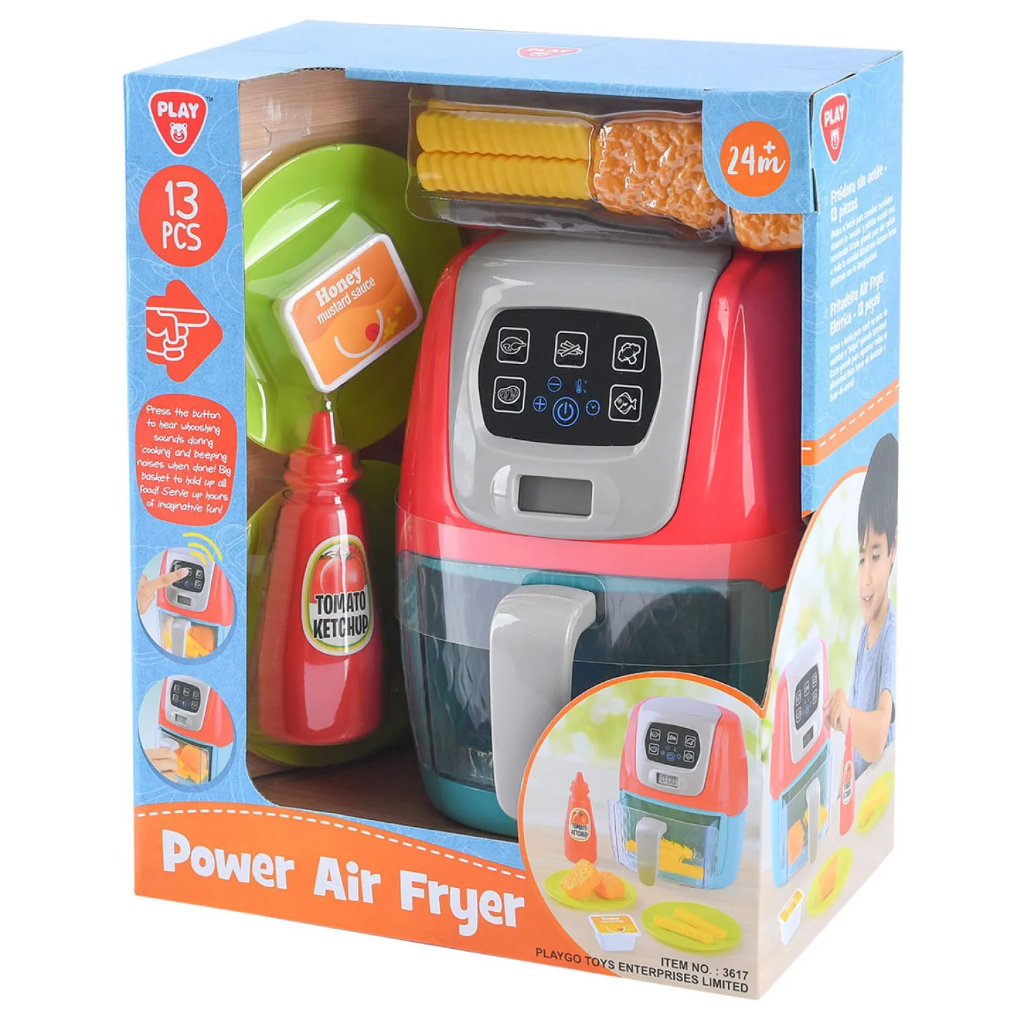 Playgo Airfryer Speelset - 13dlg.