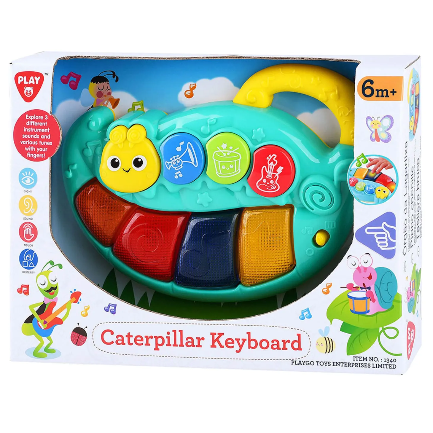 Playgo Baby Keyboard Rups