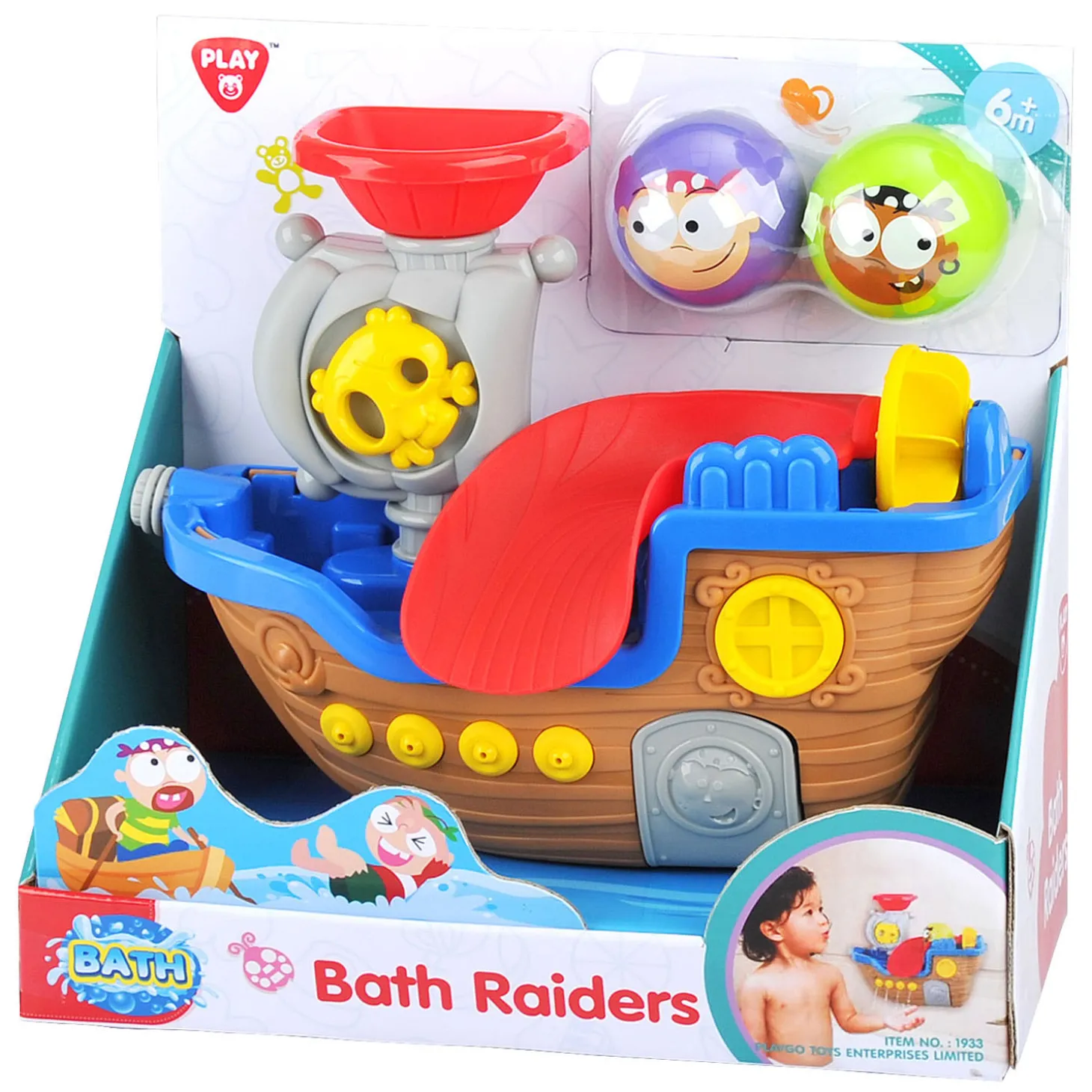 Playgo Badboot met Glijbaan