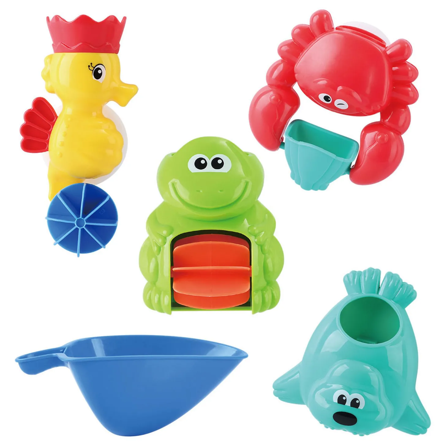 Playgo Badvriendjes Zeedieren - 5dlg.