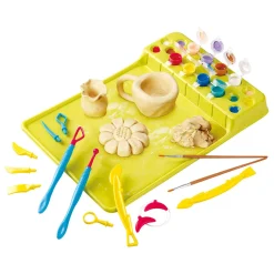 Playgo Beeldhouwen Kleiset met Verf en Accessoires - 20dlg.