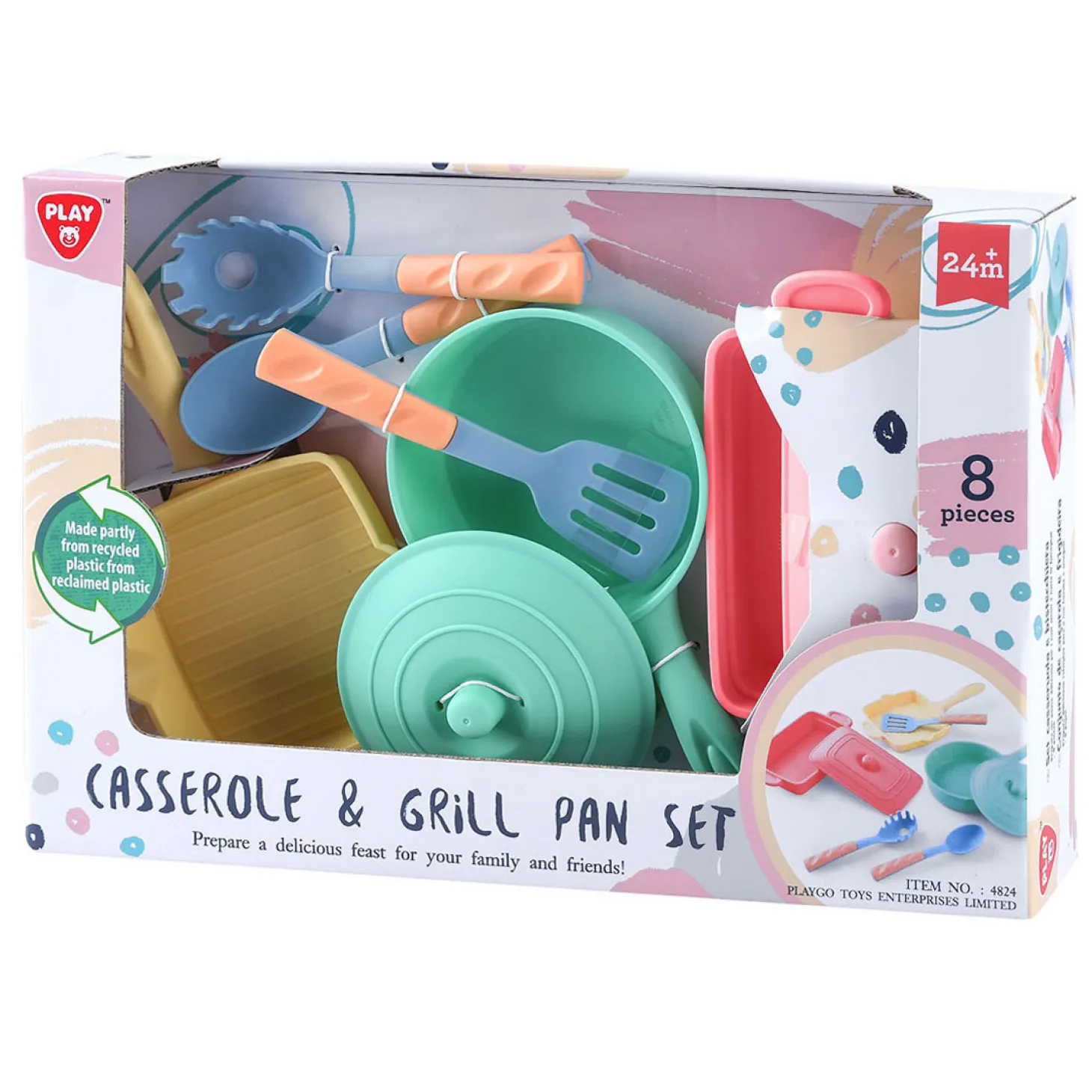Playgo Braadpan en Grillpan Speelset - 8dlg.