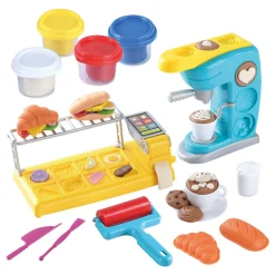 Playgo Cafe en Lunchroom Kleiset - 4 Kleipotjes - 22dlg.