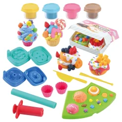 Playgo Cup-Cake Kleiset - 4 Kleipotjes
