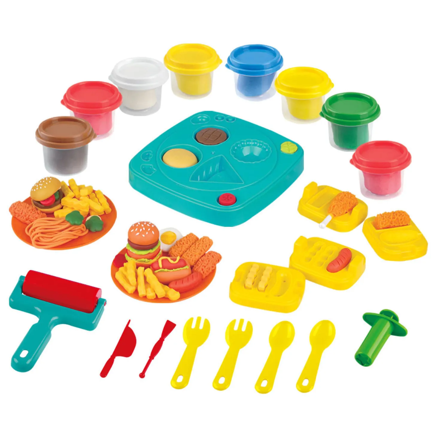 Playgo Diner Cafe Kleiset - 8 Kleipotjes