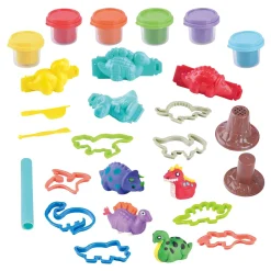 Playgo Dino Feest Kleiset - 6 Kleipotjes