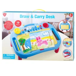 Playgo Draagbare Tekentafelset - 19dlg.