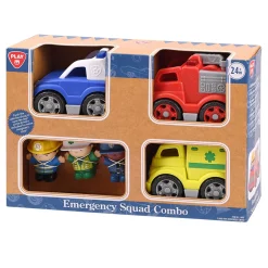 Playgo Hulpdienst Voertuigen met Figuren Speelset - 6dlg.