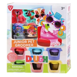 Playgo Junior Huisdier Trimmer Kleiset - 6 Kleipotjes