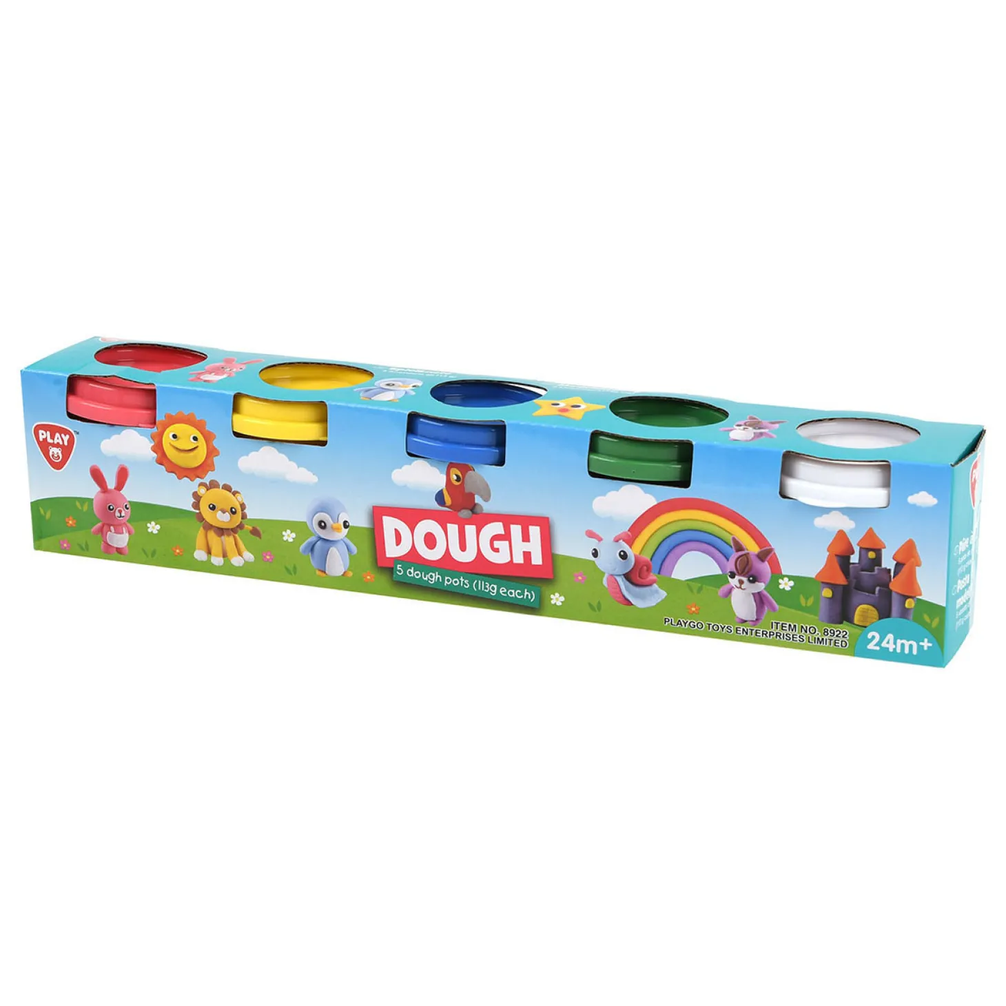 Playgo Kleiset 5 Kleuren - 5x56gram