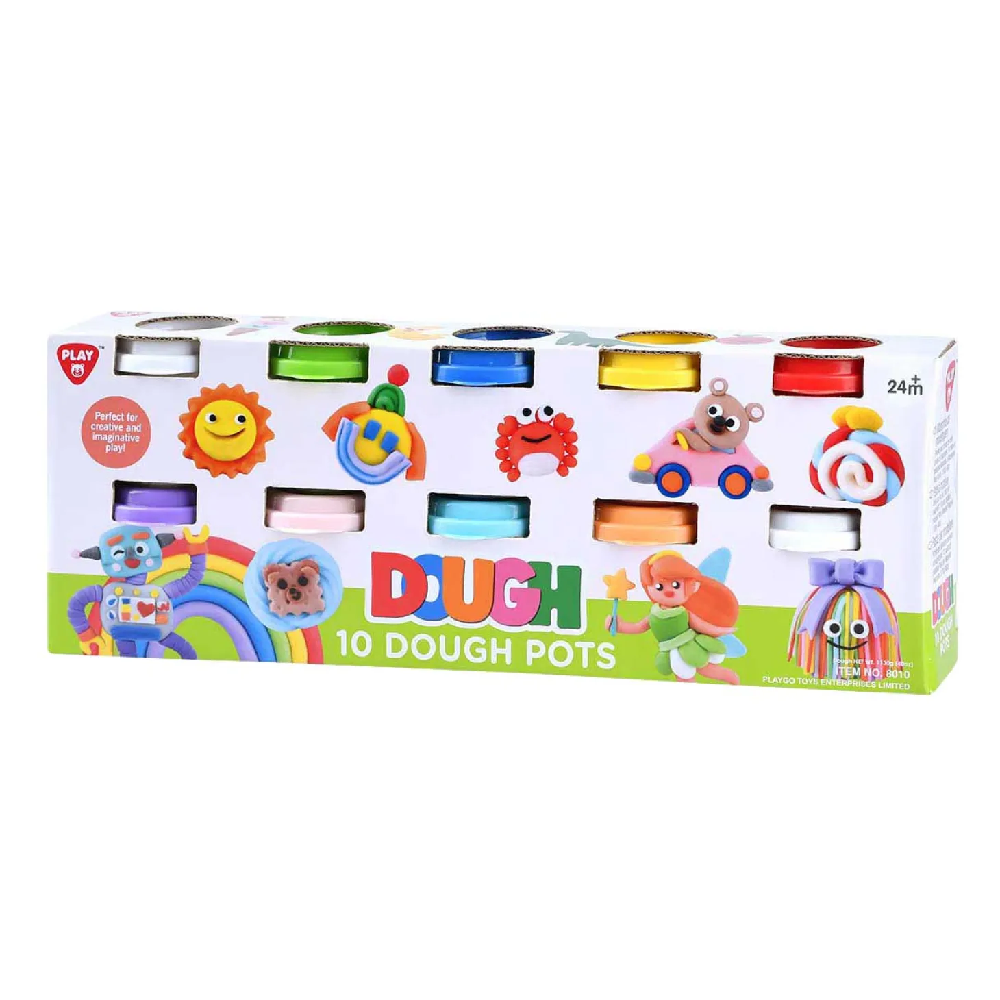 Playgo Kleiset 10 Kleuren - 10x113gram