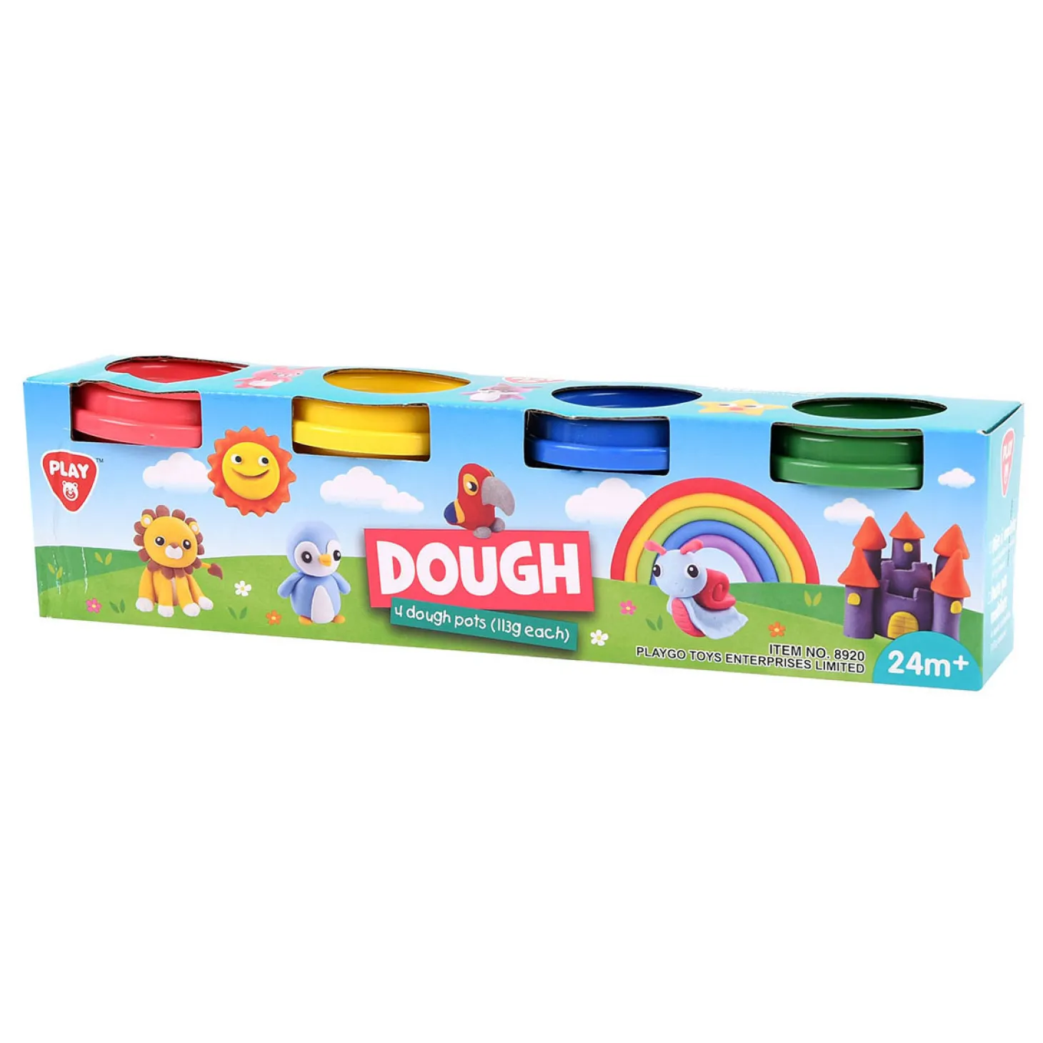 Playgo Kleiset 4 Kleuren - 4x56gram