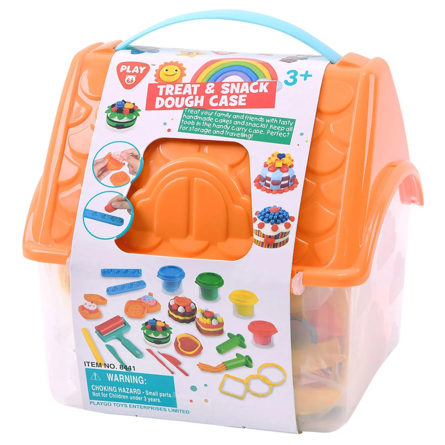 Playgo Lekkernijen Kleiset in Opbergdoos - 4 Kleipotjes