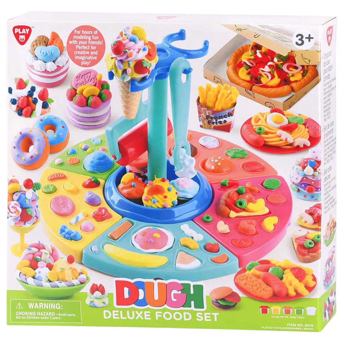 Playgo Luxe Eet Kleiset - 5 Kleipotjes