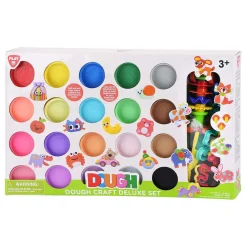 Playgo Luxe Knutsel Kleiset - 20 Kleipotjes