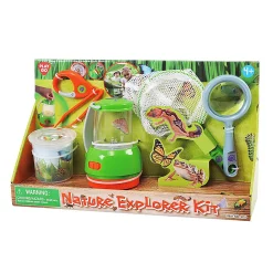 Playgo Natuur Onderzoekerset - 6 dlg. met Schepnet en Vergrootglas