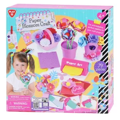 Playgo Papier Bloemen Maken Knutselset - 79dlg.