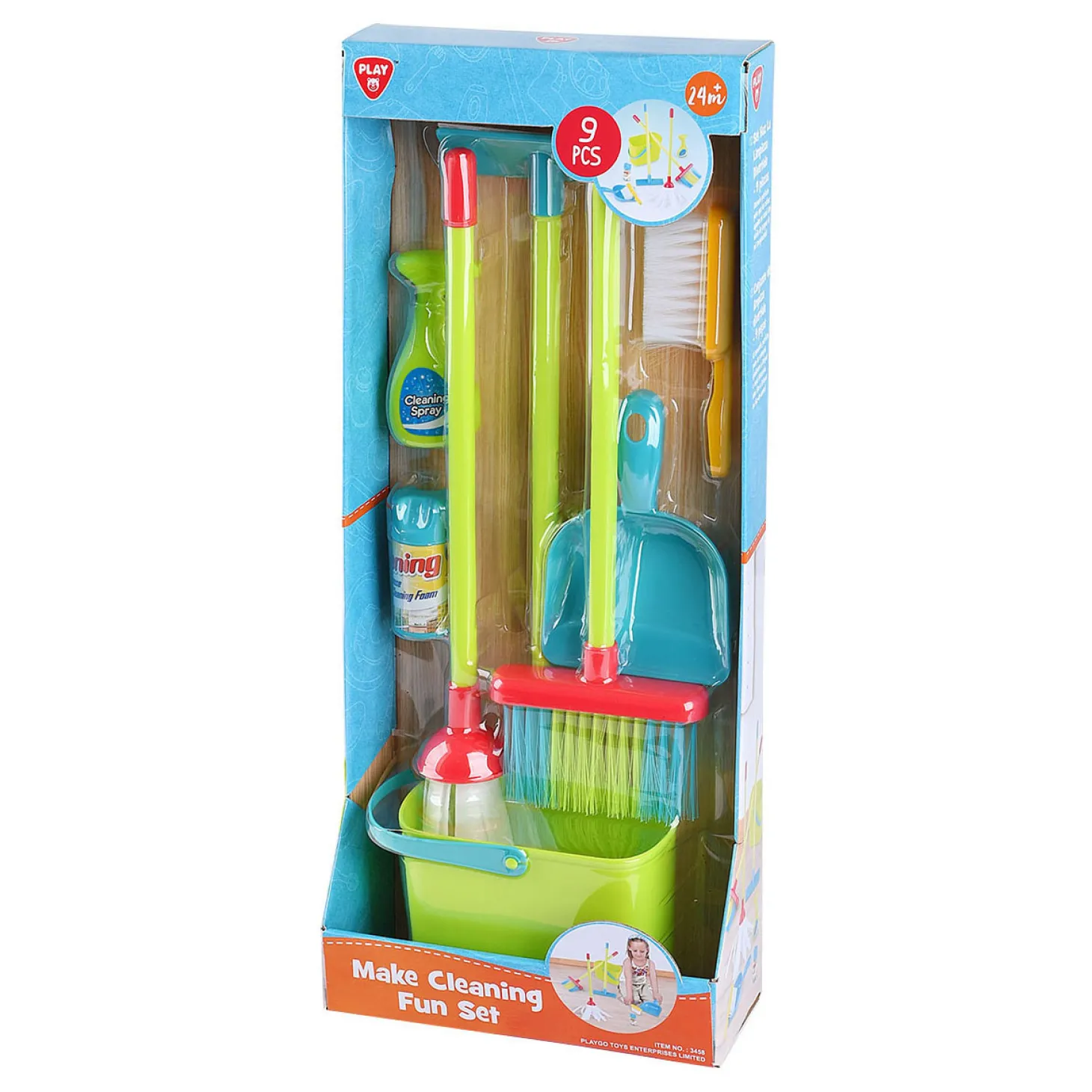 Playgo Schoonmaak Speelset - 9dlg.