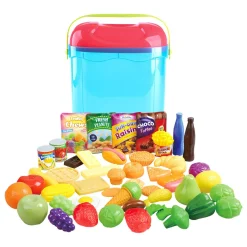 Playgo Speelgoed Eten in Opbergbox - 51dlg.