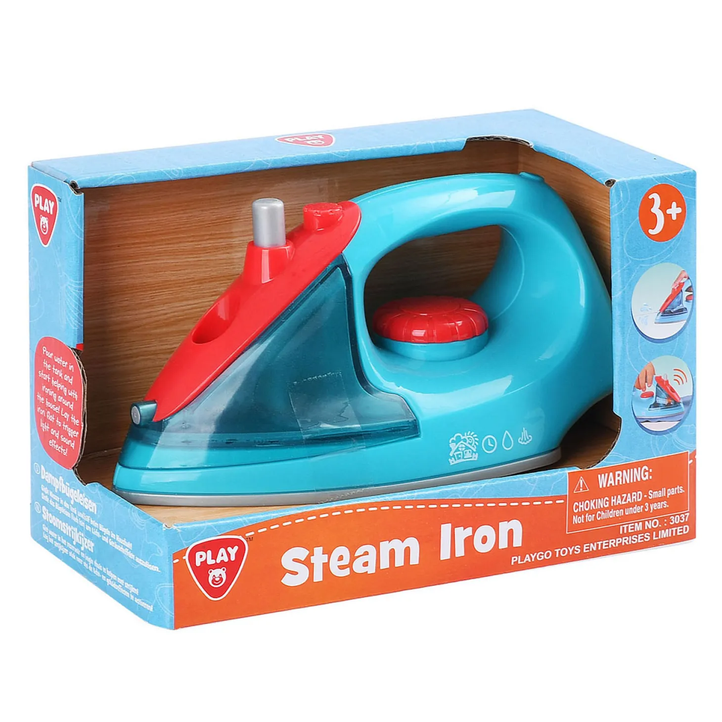 Playgo Speelgoed Strijkijzer met Stoomfunctie