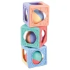 Playgo Stapelblokken met Rammelaar - 3dlg.