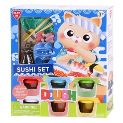 Playgo Sushi Kleiset - 6 Kleipotjes