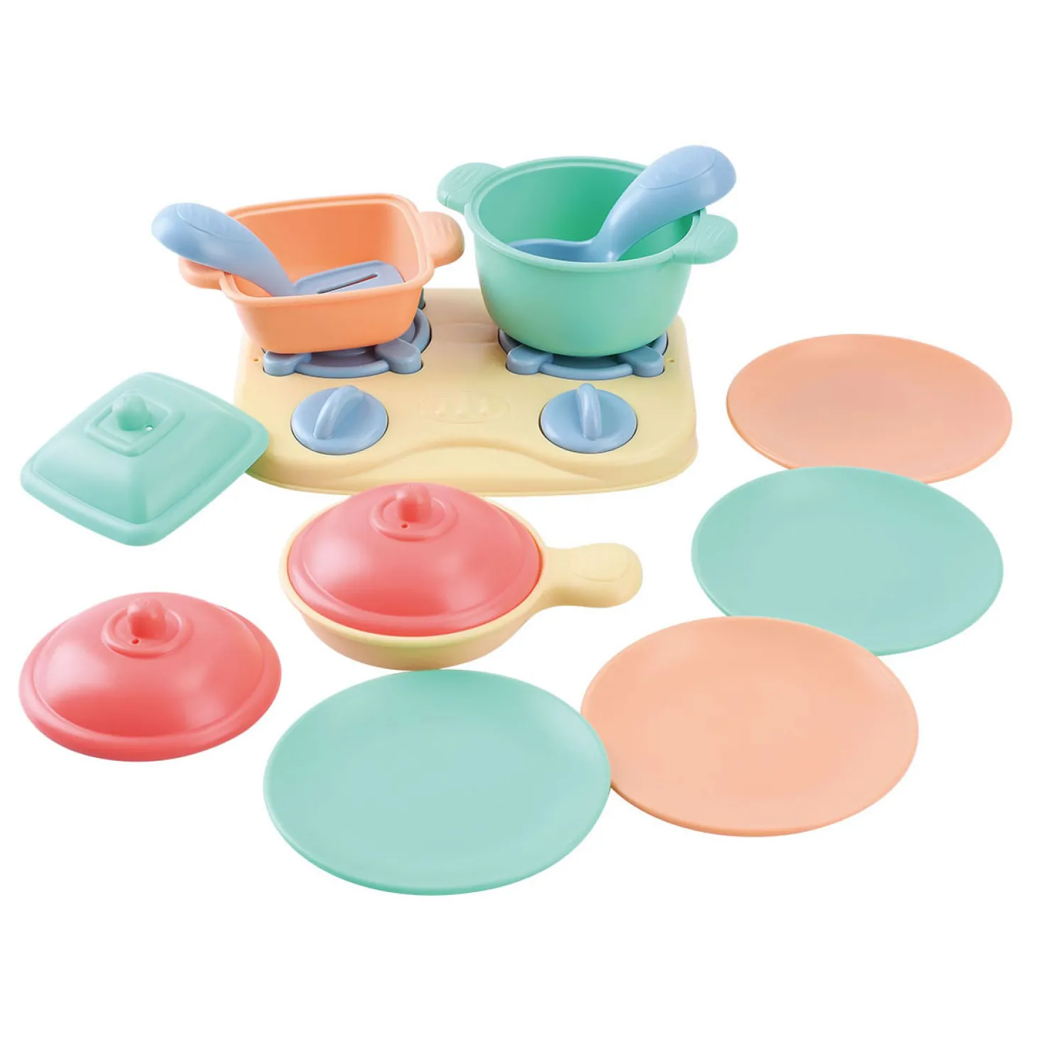 Playgo Tafelblad Kookfornuis met Accessoires Speelset - 13dlg.