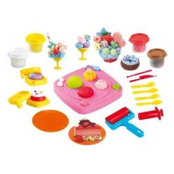 Playgo Toetjes Fabriek Kleiset - 4 Kleipotjes