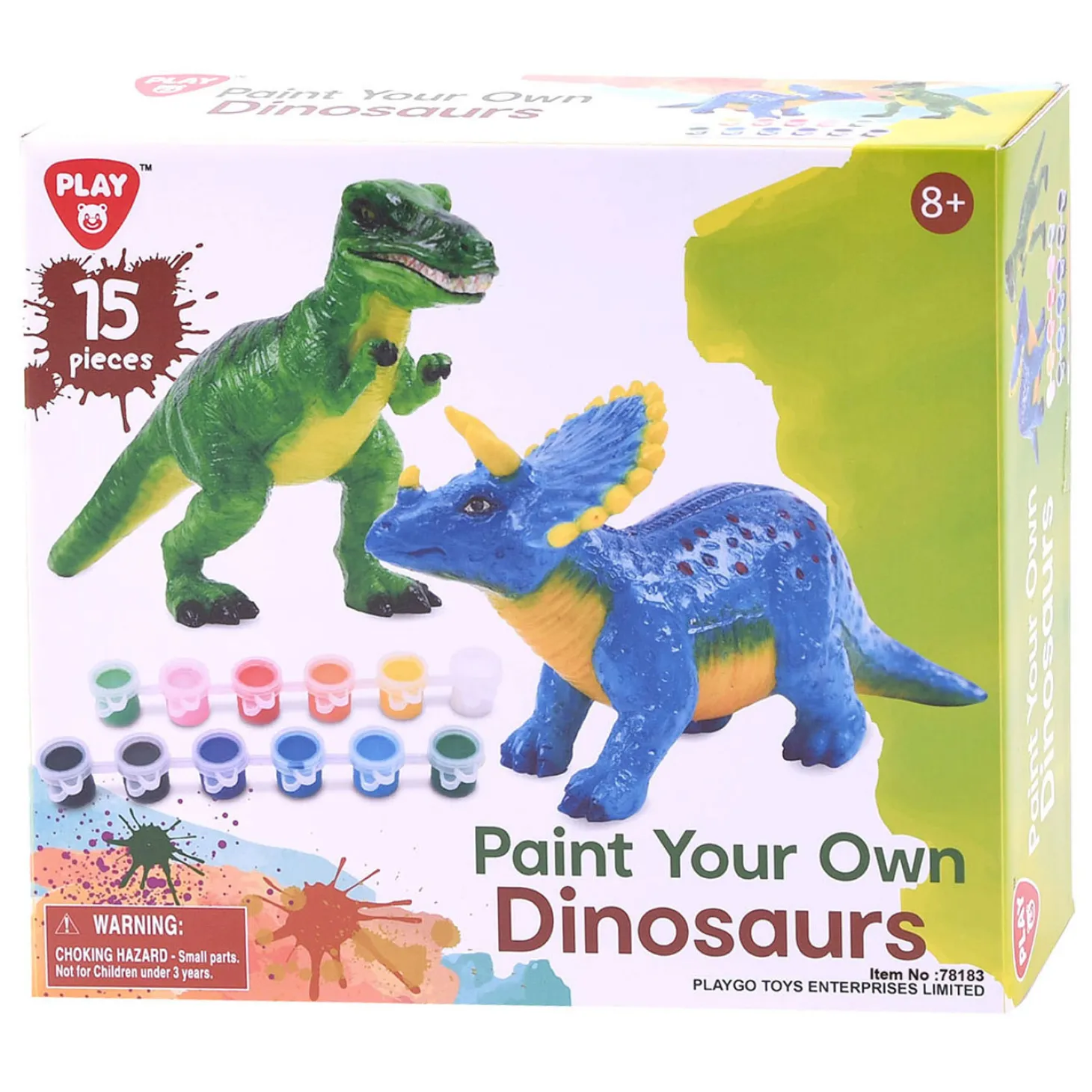 Playgo Verf je eigen Dino's - 15dlg.