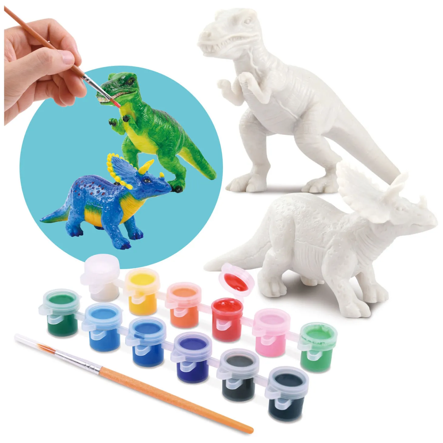 Playgo Verf je eigen Dino's - 15dlg.