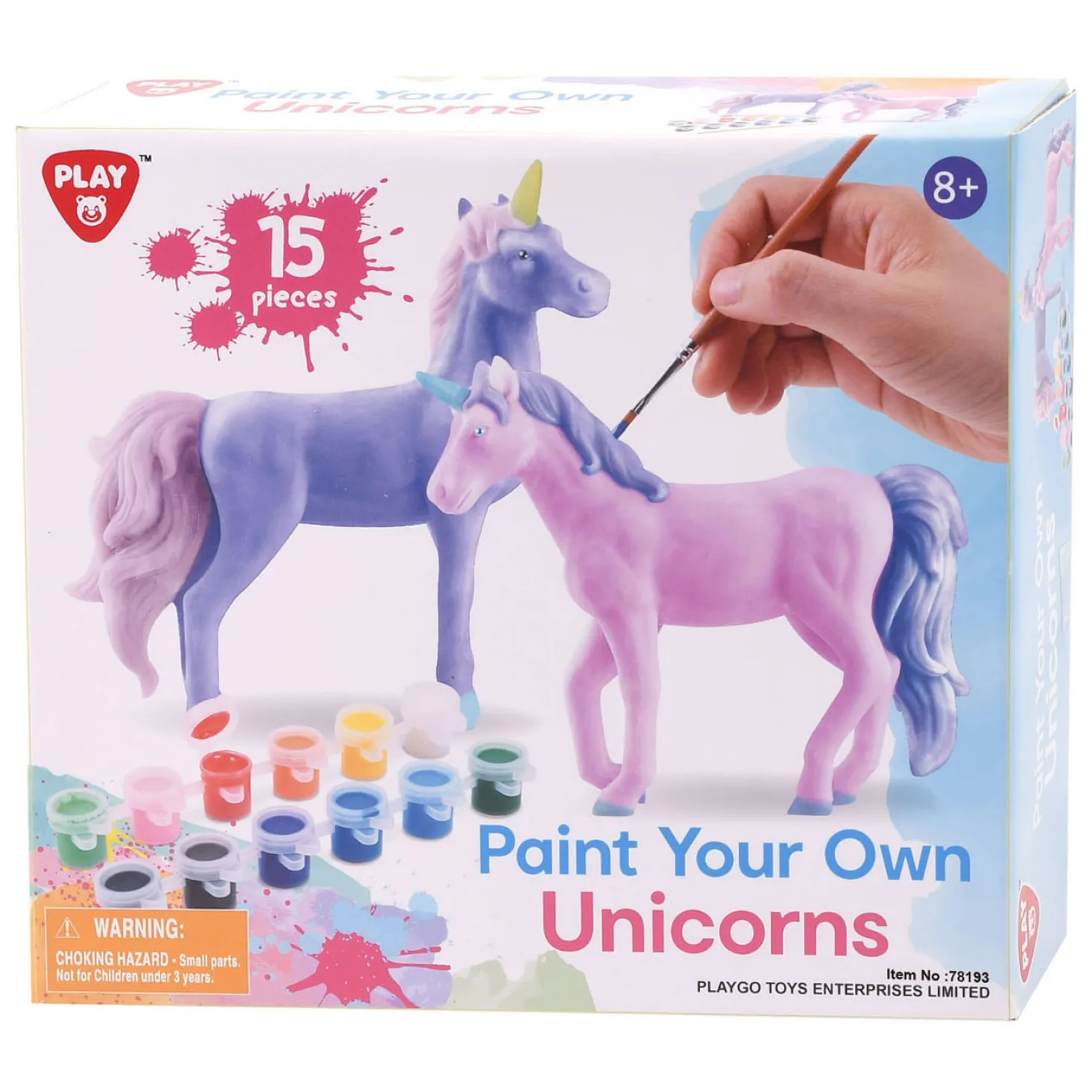 Playgo Verf je eigen Eenhoorns - 15dlg.