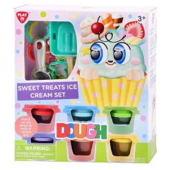 Playgo Zoetigheden IJsjes Kleiset - 6 Kleipotjes