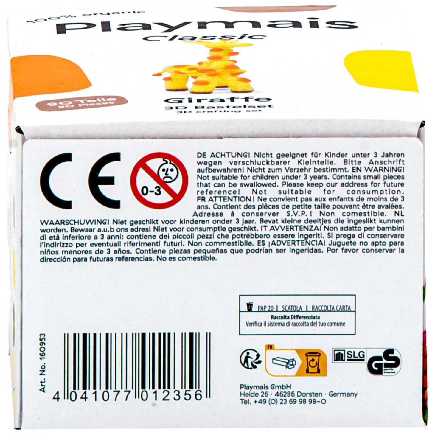 PlayMais Classic 3D Giraf - 90 Stukjes