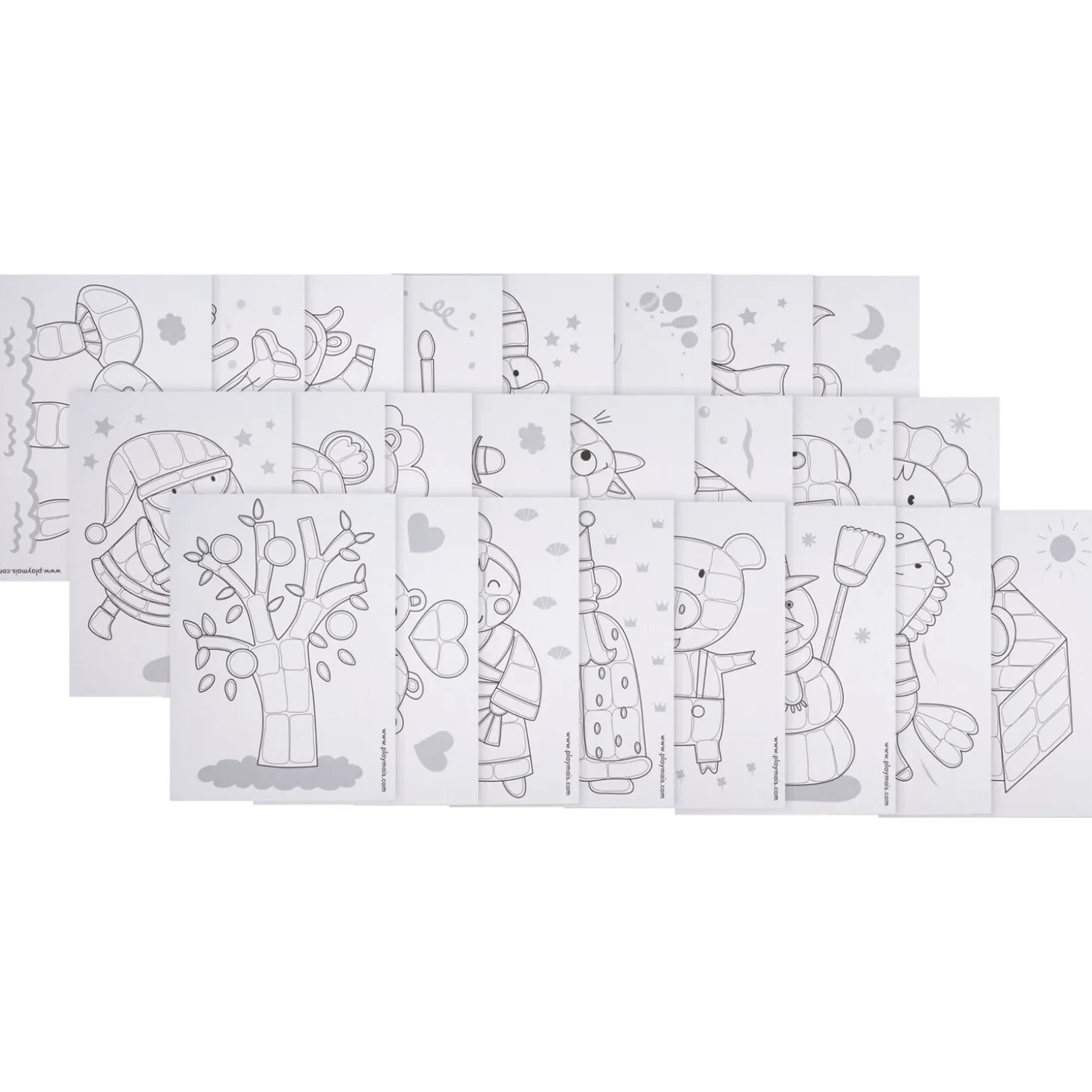 PlayMais Kaarten Versieren, 24st.