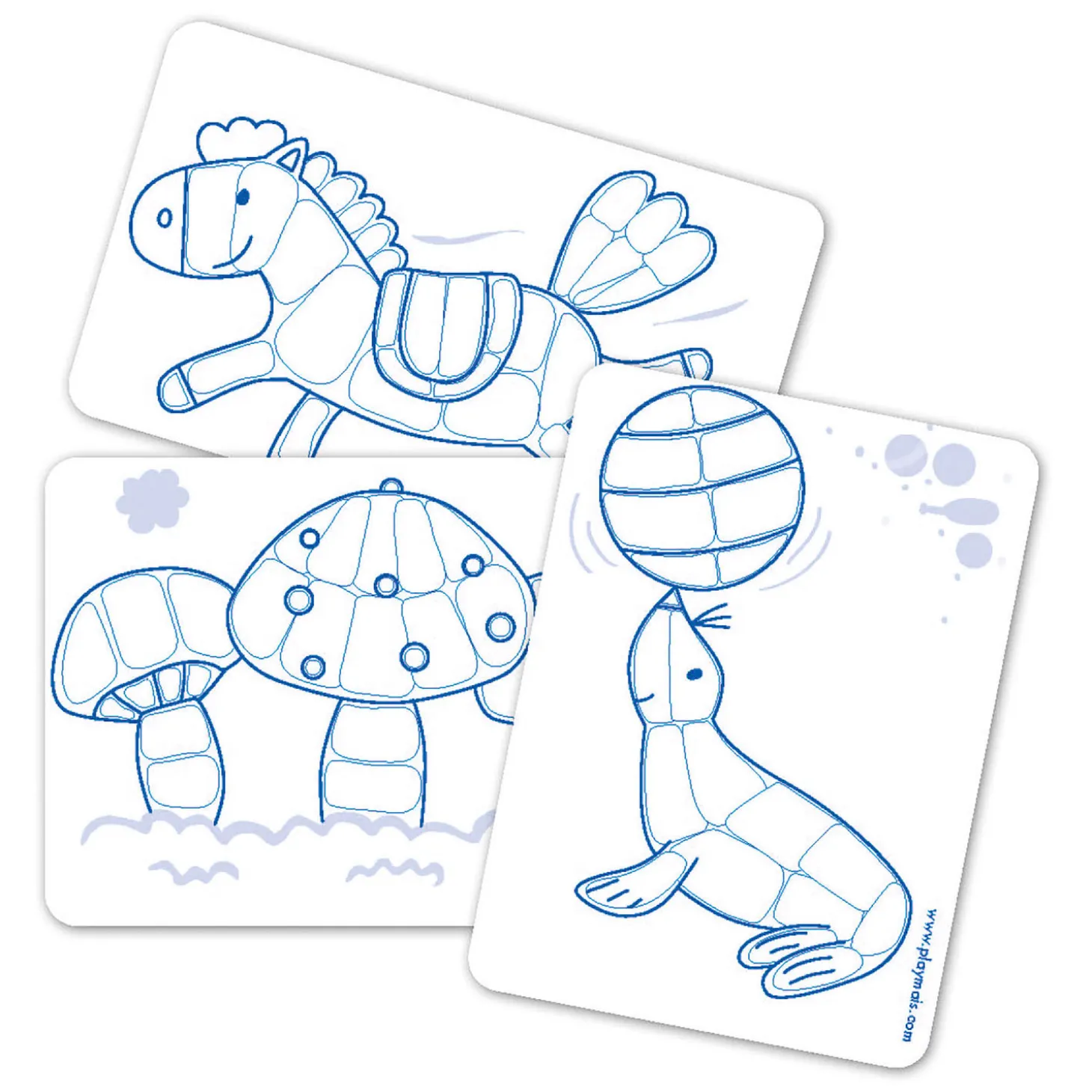 PlayMais Kaarten Versieren, 24st.