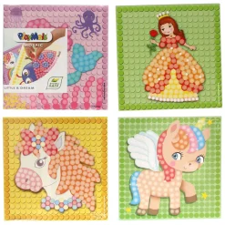 PlayMais Mosaic Kaarten Versieren, 24st.