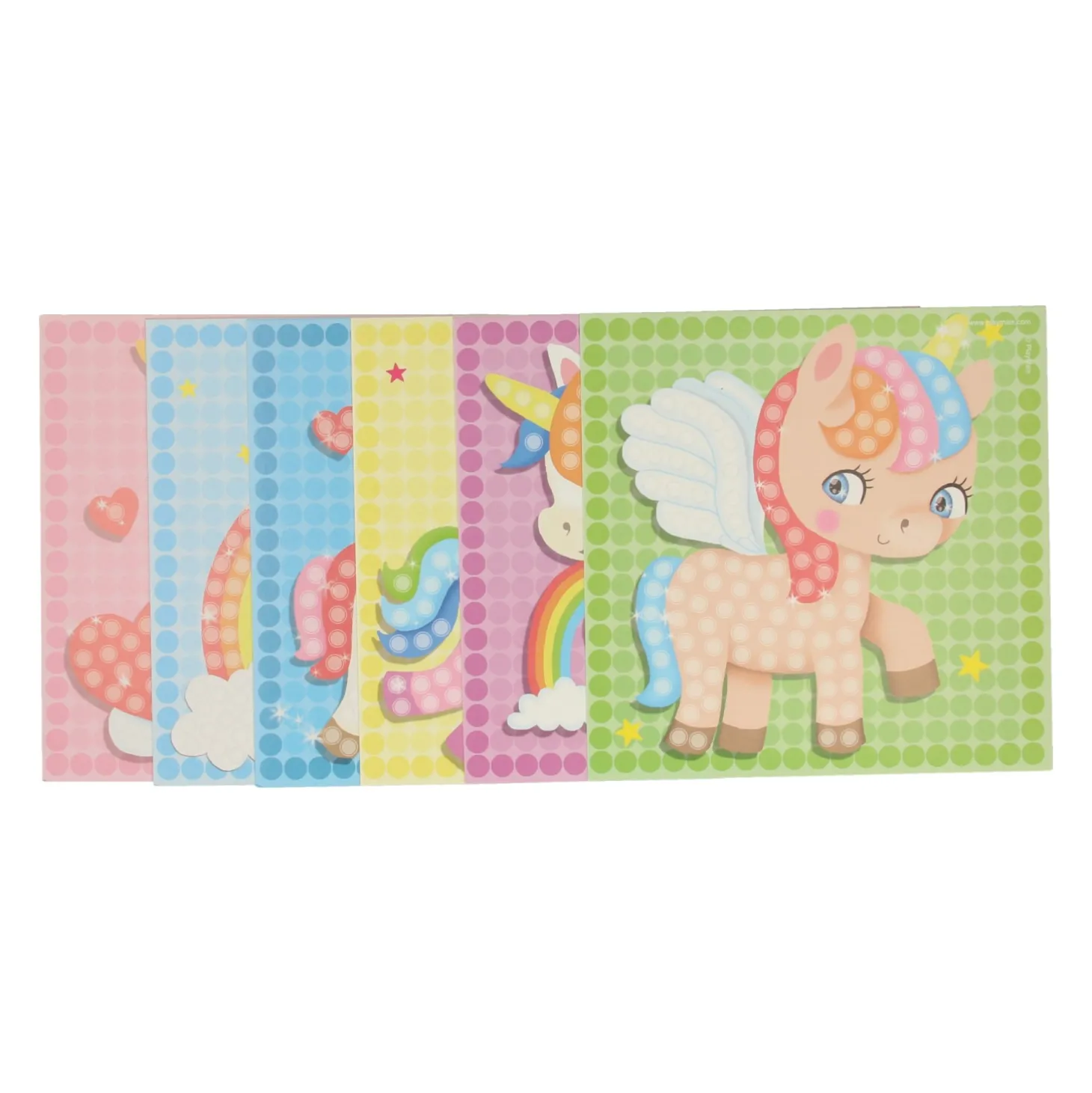 PlayMais Mosaic Kaarten Versieren, 24st.