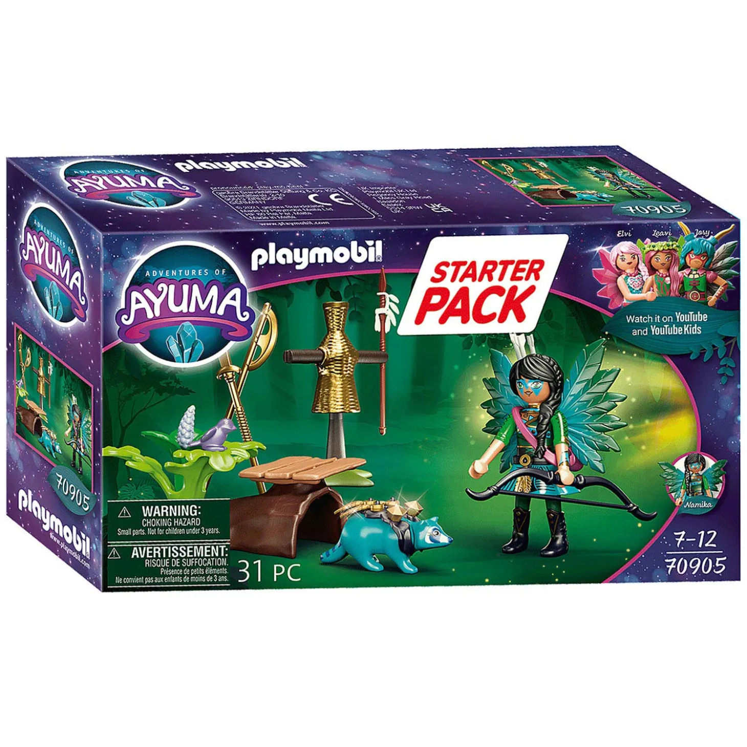 Playmobil Ayuma Starterset Knight Fairy met Wasbeer - 70905