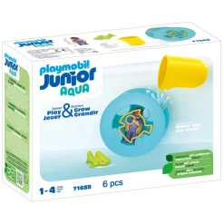 Playmobil Junior Waterwervelrad met Babyhaai - 71688
